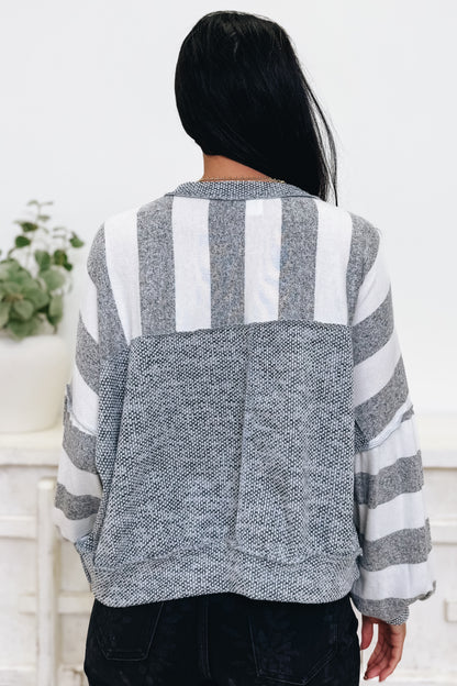 Blessed And Favored Stripe Top