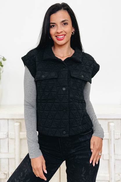Poppin' My Collar Vest - 3 Colors!