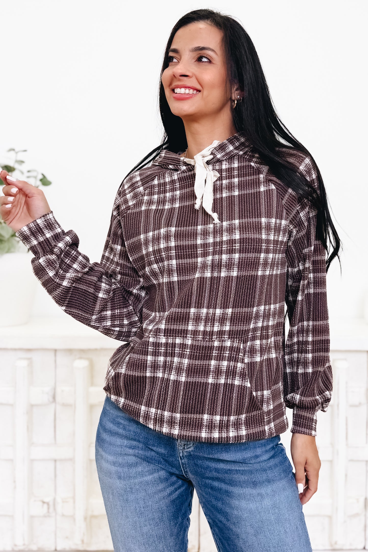 Together We Ride Plaid Hoodie - 2 Colors!