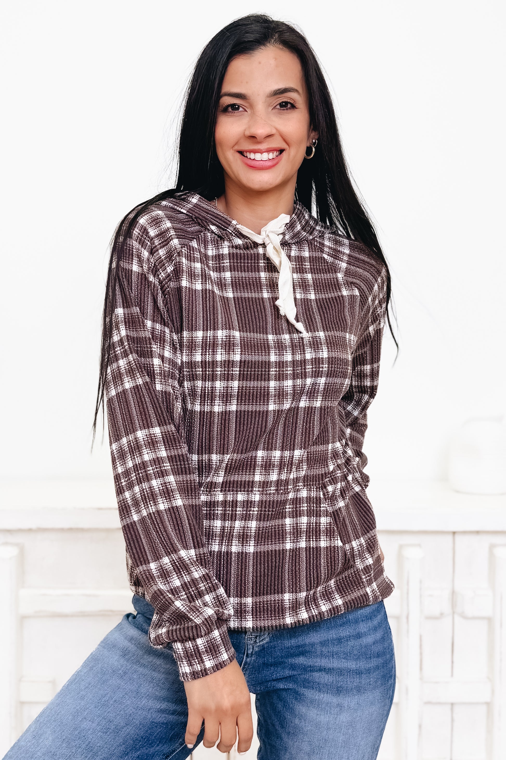 Together We Ride Plaid Hoodie - 2 Colors!