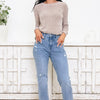 Give It Your All By Mica - Yoke Straight Leg Jeans