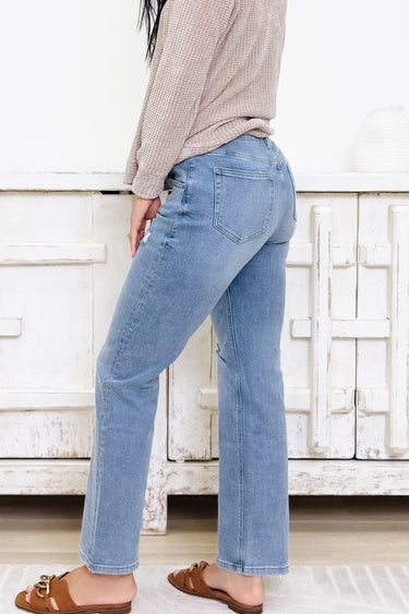 Give It Your All By Mica - Yoke Straight Leg Jeans