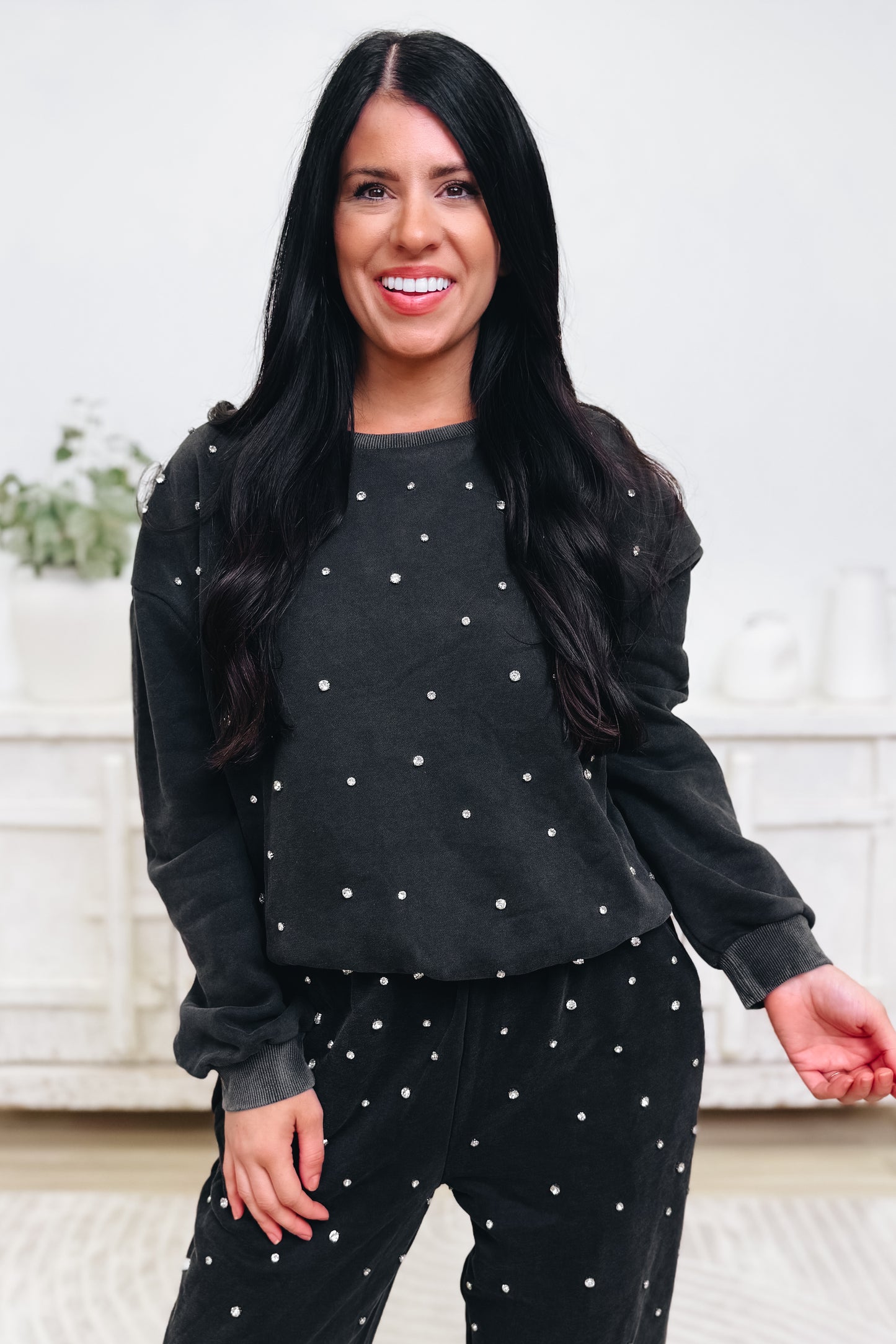 Limitless Rhinestone Lounge Set - 2 Colors!