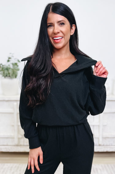 Sweet & Simple Collared Top - 2 Colors!