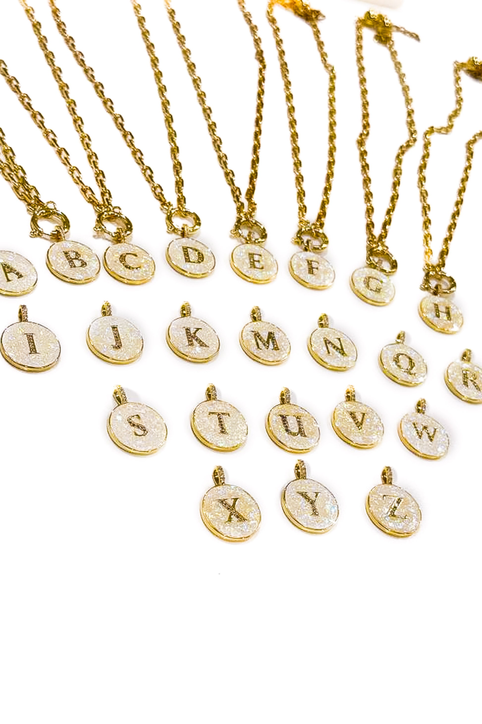 Who's That Girl Initial Necklace - Gold