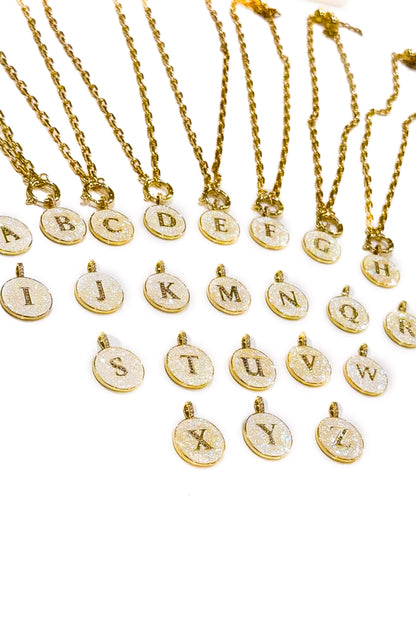 Who's That Girl Initial Necklace - Gold