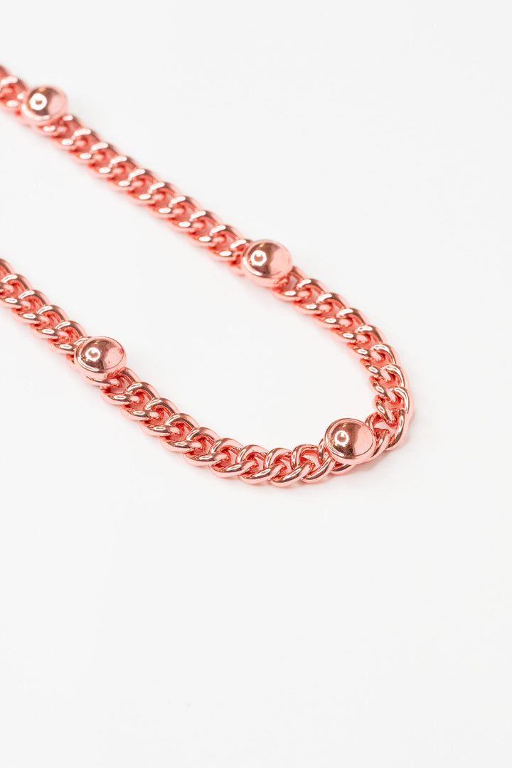 Paraiso Beach Necklace - Metallic Flamingo