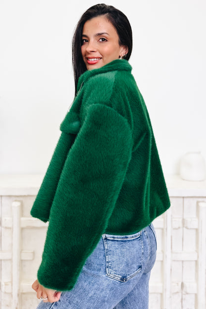 Glamour Glow Faux Fur Jacket