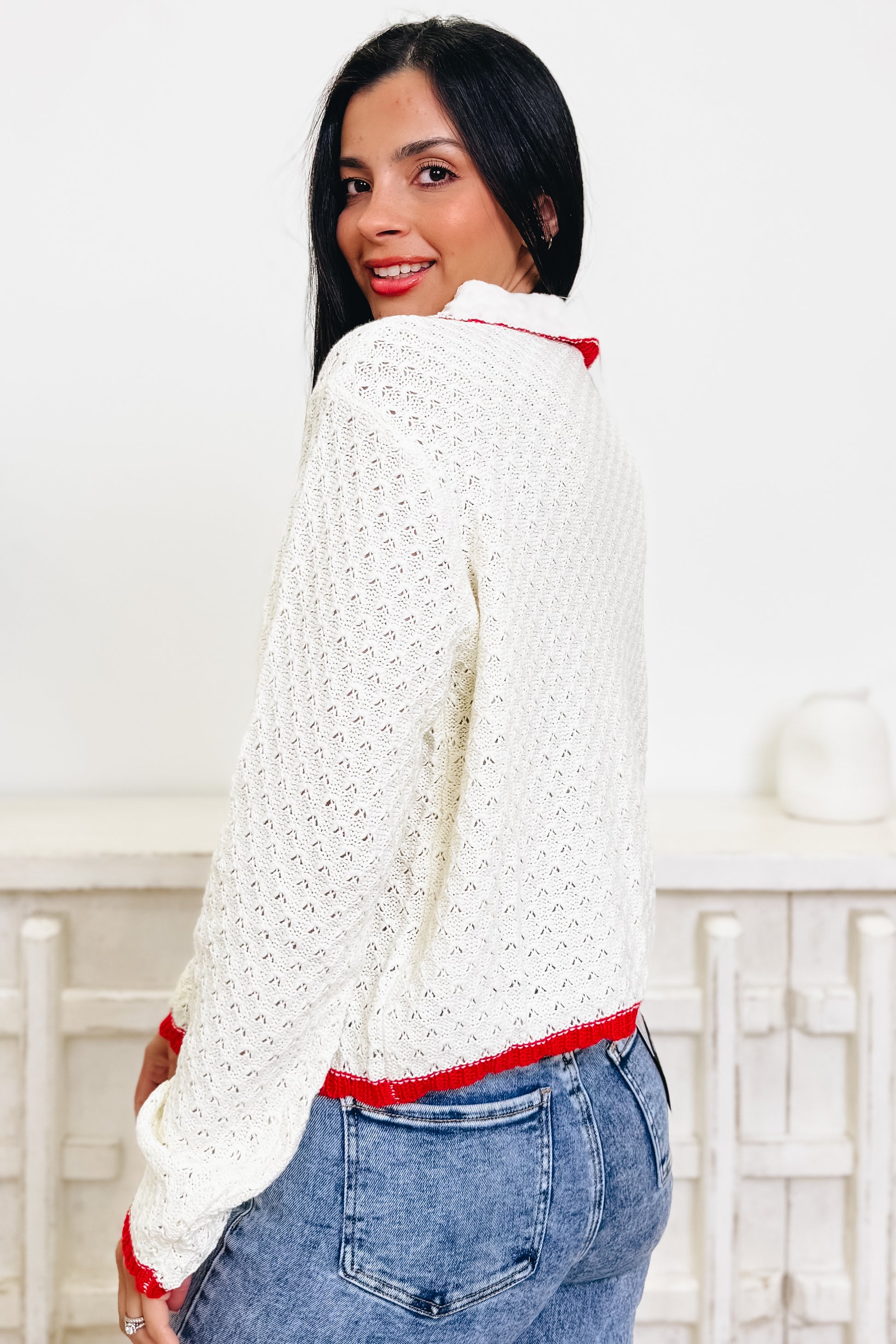 V-Day Bouquet Cardigan