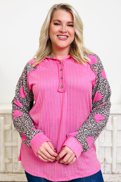 Runnin' With My Heart Leopard Hoodie