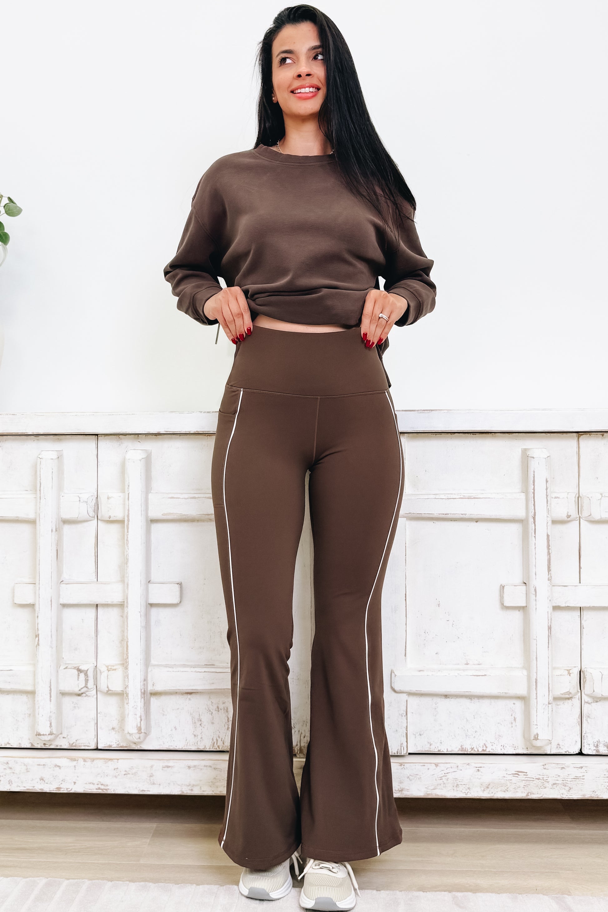 Warm Up Wonders Fleece Lined Flare Leggings - 3 Colors!