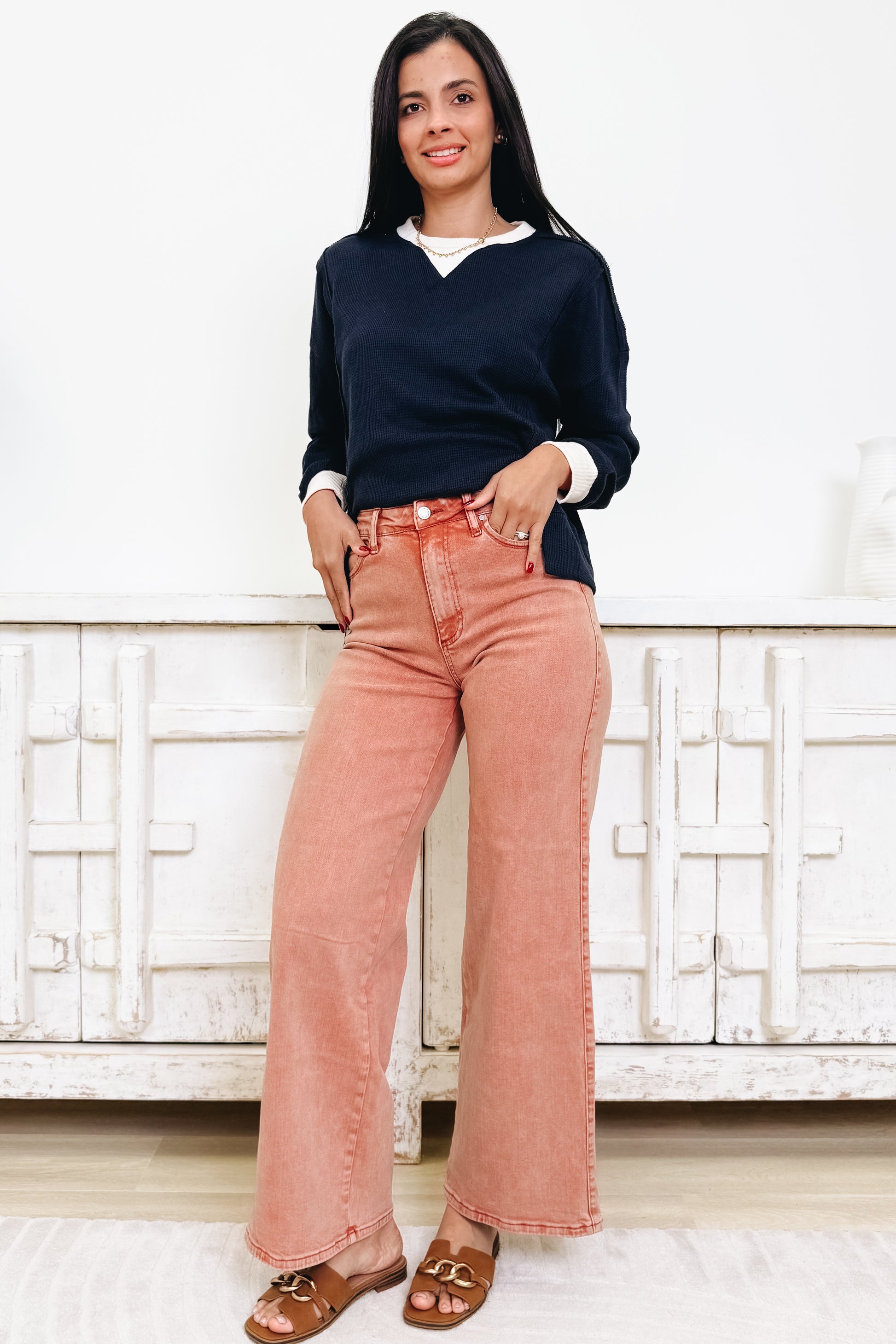 The Harlow Wide Leg Jeans - 2 Colors!