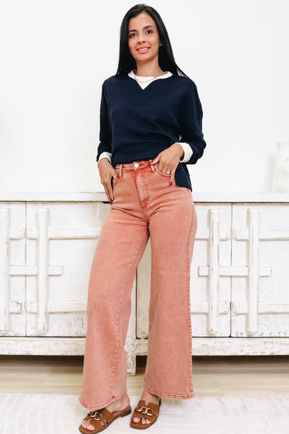 The Harlow Wide Leg Jeans - 2 Colors!