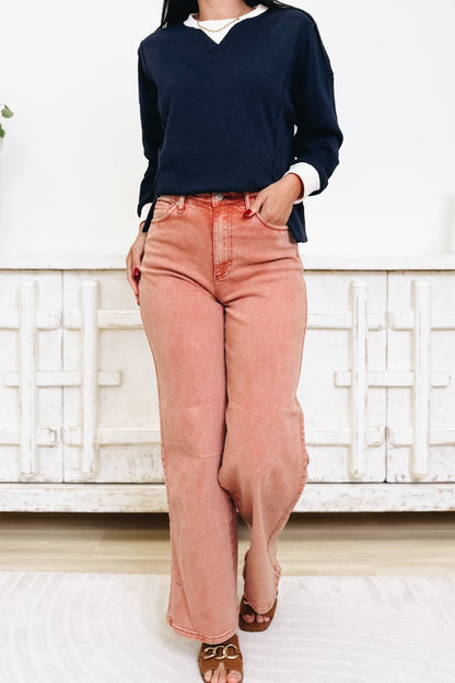 The Harlow Wide Leg Jeans - 2 Colors!