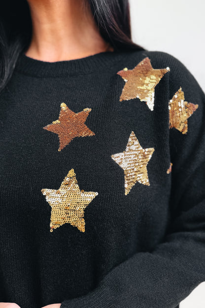 Shimmering Stars Sweater - 2 Colors!