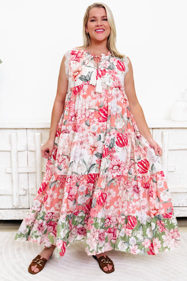 Set The Flow Floral Dress