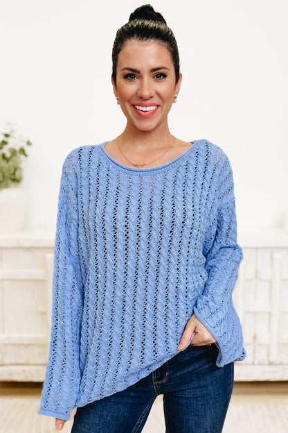 Gentle Breeze Sweater Top - 4 Colors!