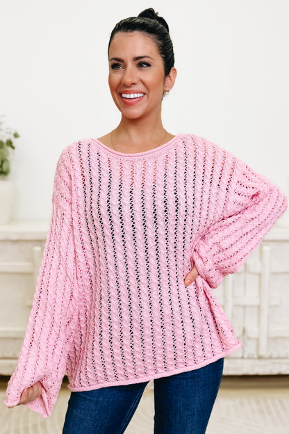 Gentle Breeze Sweater Top - 4 Colors!