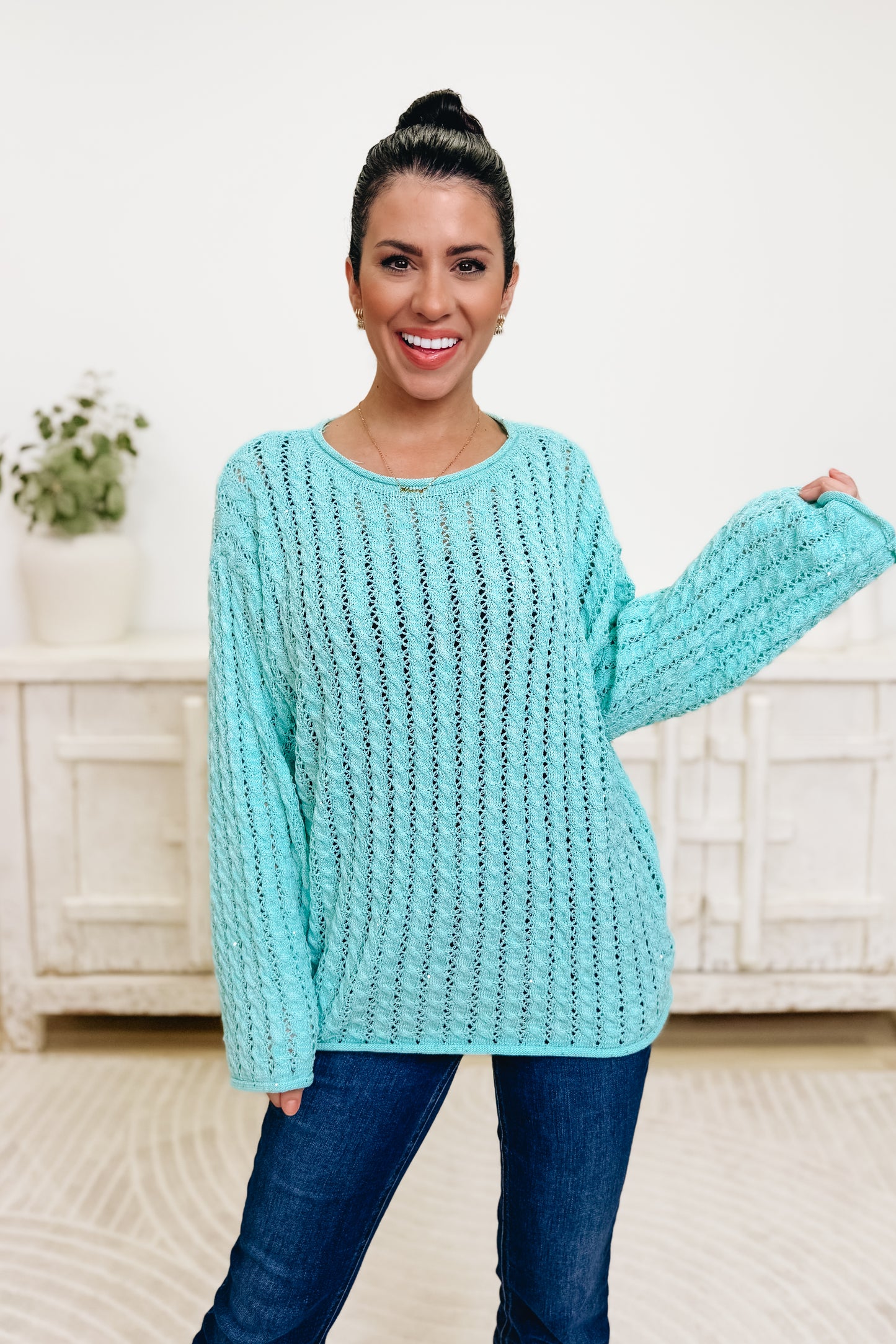 Gentle Breeze Sweater Top - 4 Colors!