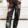 Bloom & Battle Camo Corduroy Floral Pants - Camouflage
