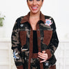 Bloom & Battle Camo Corduroy Floral Jacket