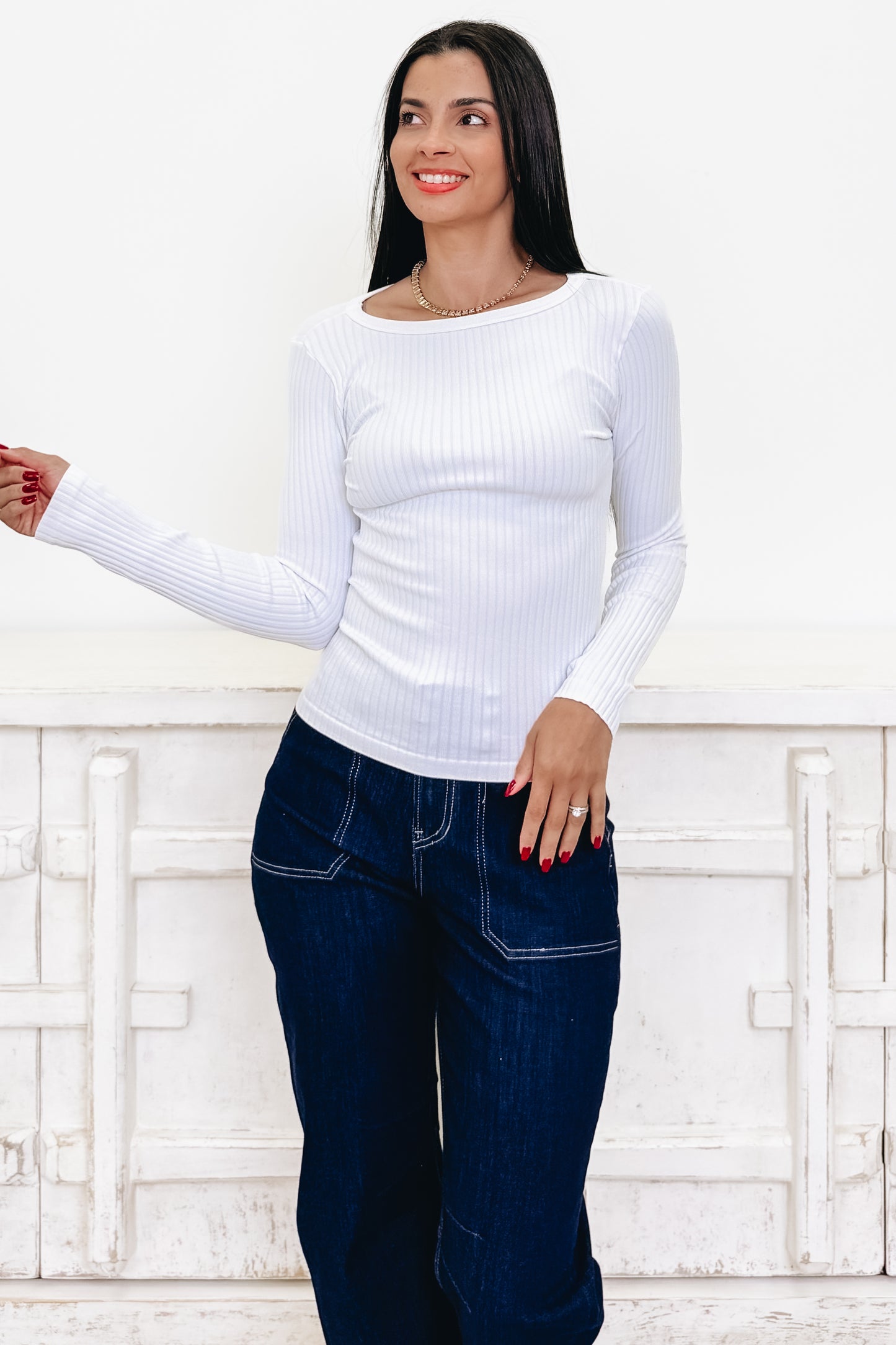 Can't Miss Ribbed Top - 3 Colors!