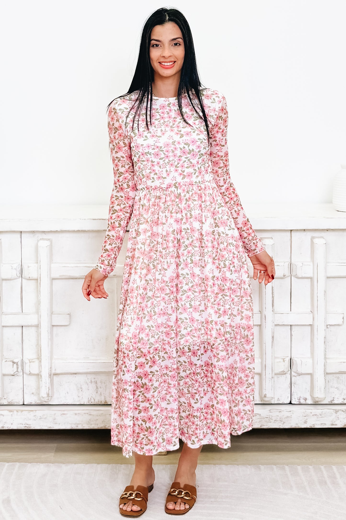 Because I'm Happy Floral Dress