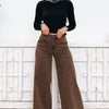 Warm & Wild By Mica - High Rise Wide Leg Vintage Jeans - Antique Bronze