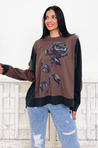 Rose Darling Graphic Top - 3 Colors!