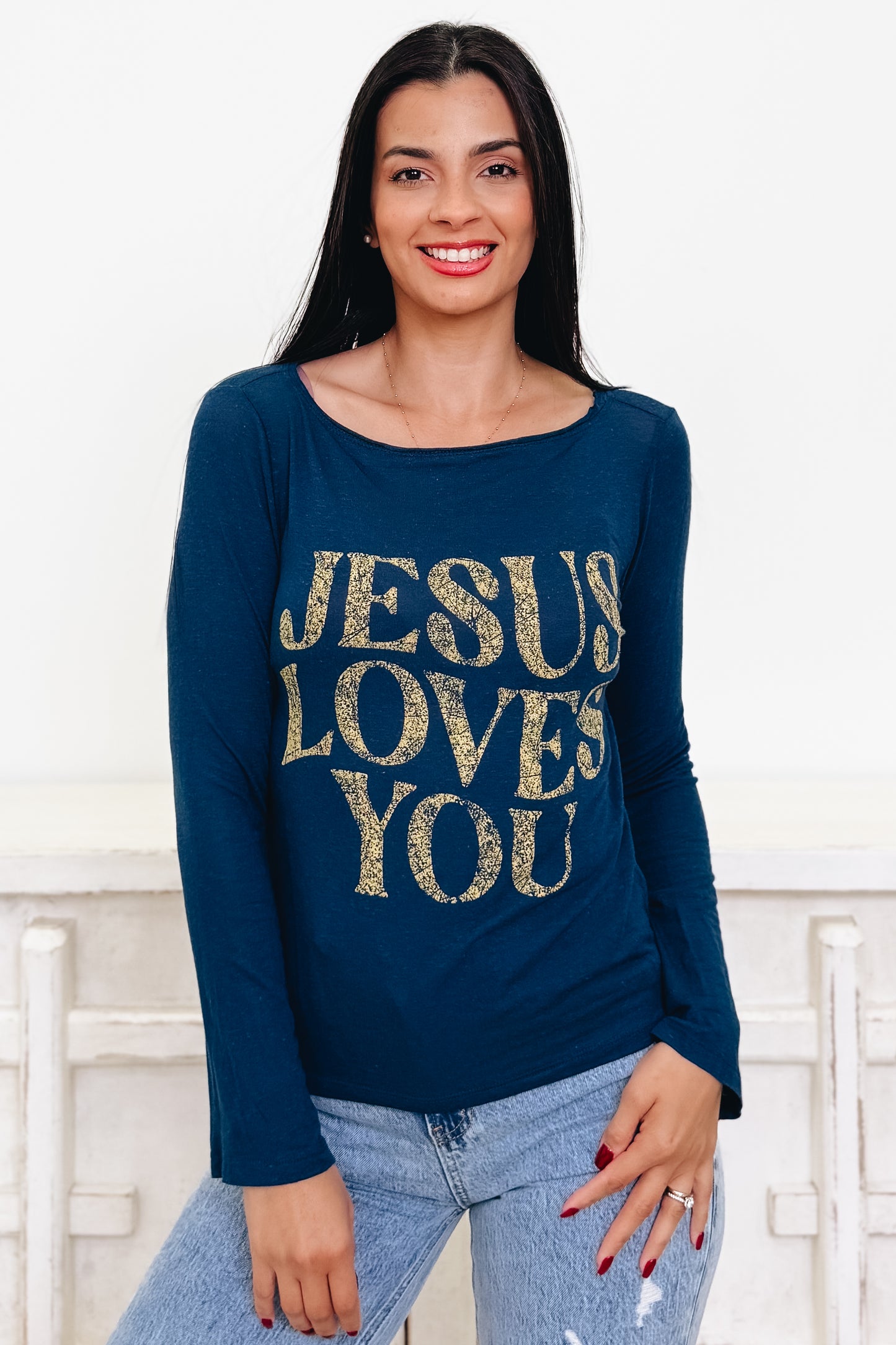 Jesus Loves You Graphic Tee- 3 Colors!