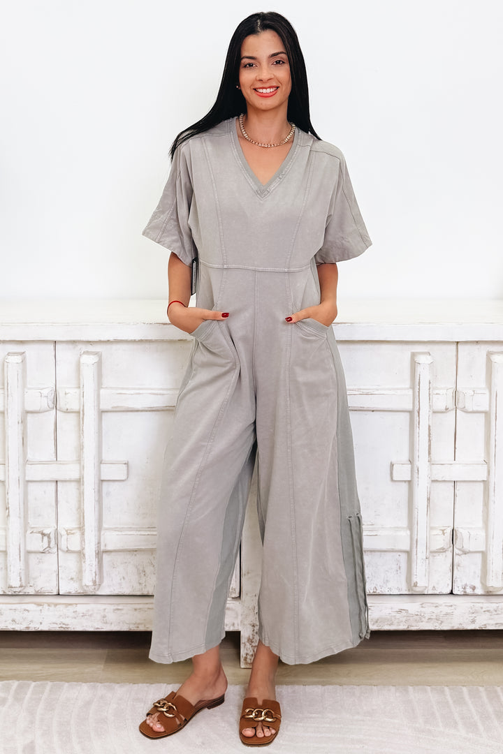 Downtown Dream Jumpsuit - 2 Colors!