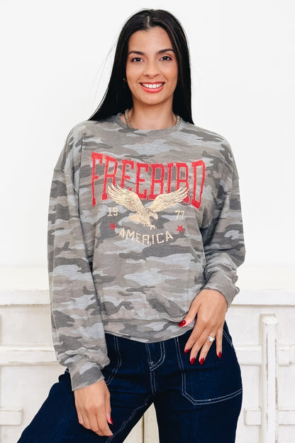 Free Bird Graphic Top - 2 Colors!