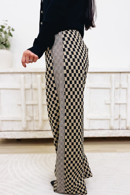 Check Yes Babe Wide Leg Pants - 2 Colors!