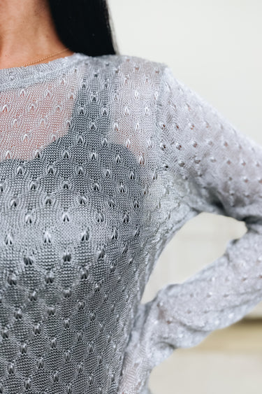 Now You See Me Mesh Top