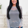 Now You See Me Mesh Top