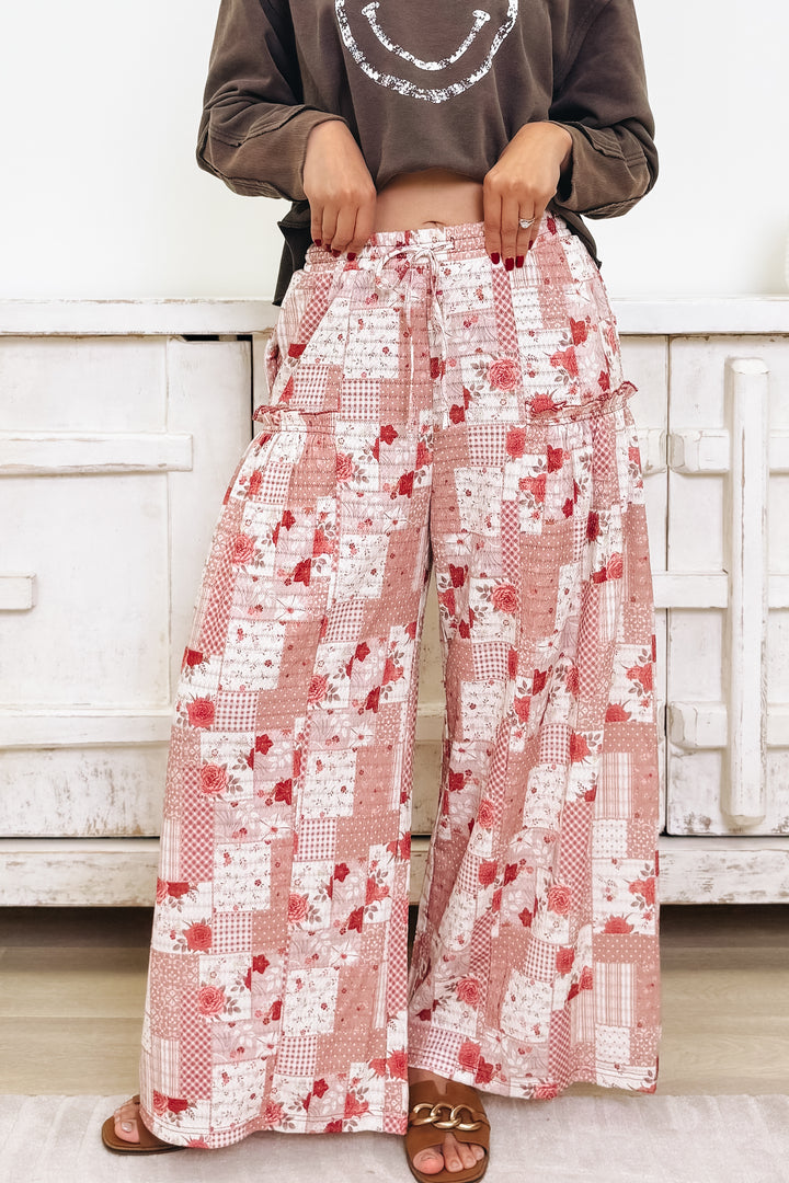 A Piece Of Patchwork Pants - 3 Colors!