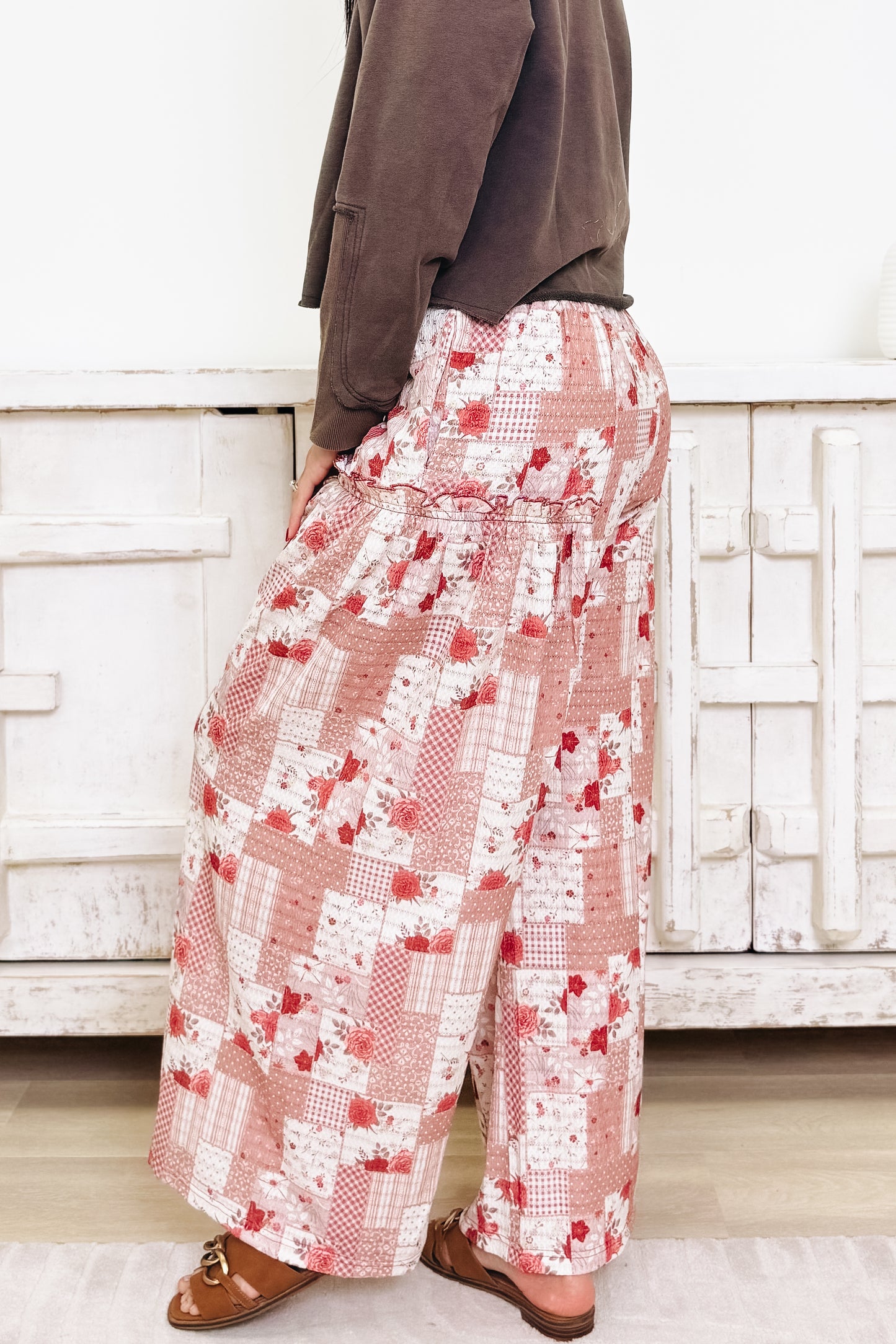 A Piece Of Patchwork Pants - 3 Colors!