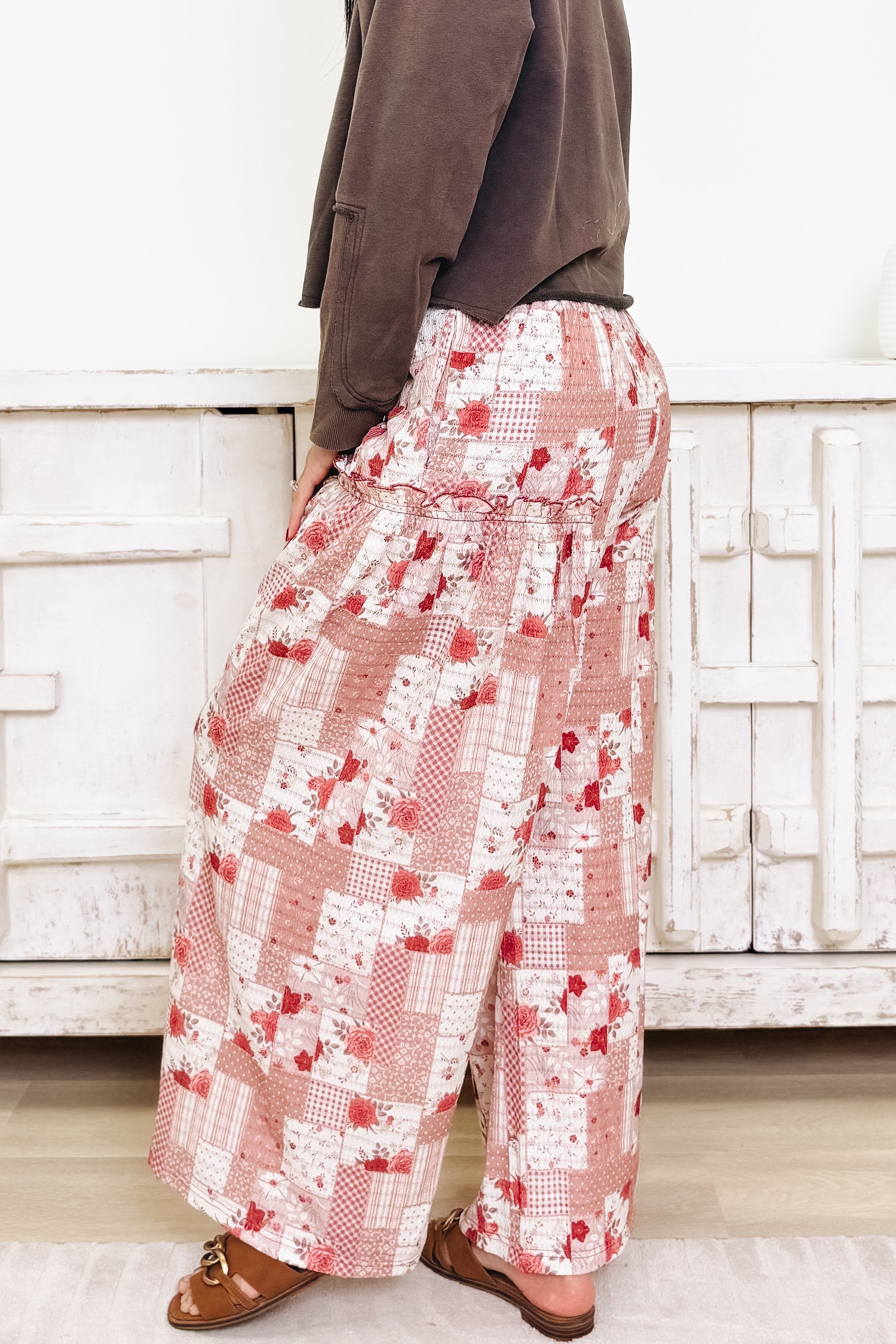 A Piece Of Patchwork Pants - 3 Colors!