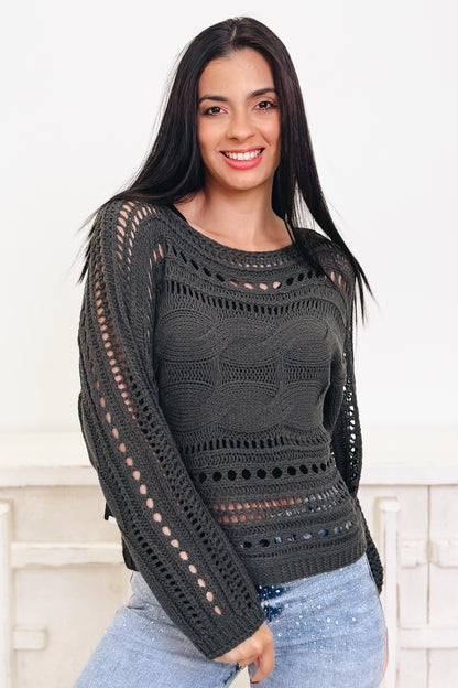 Infinity Flow Sweater - 2 Colors!