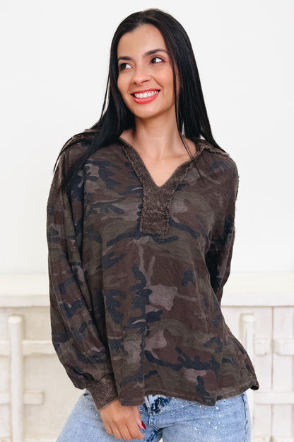 Front Line Camo Top