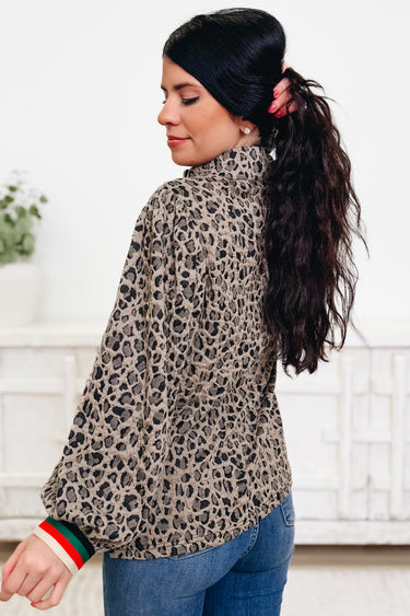 Italian Dreams Leopard Top