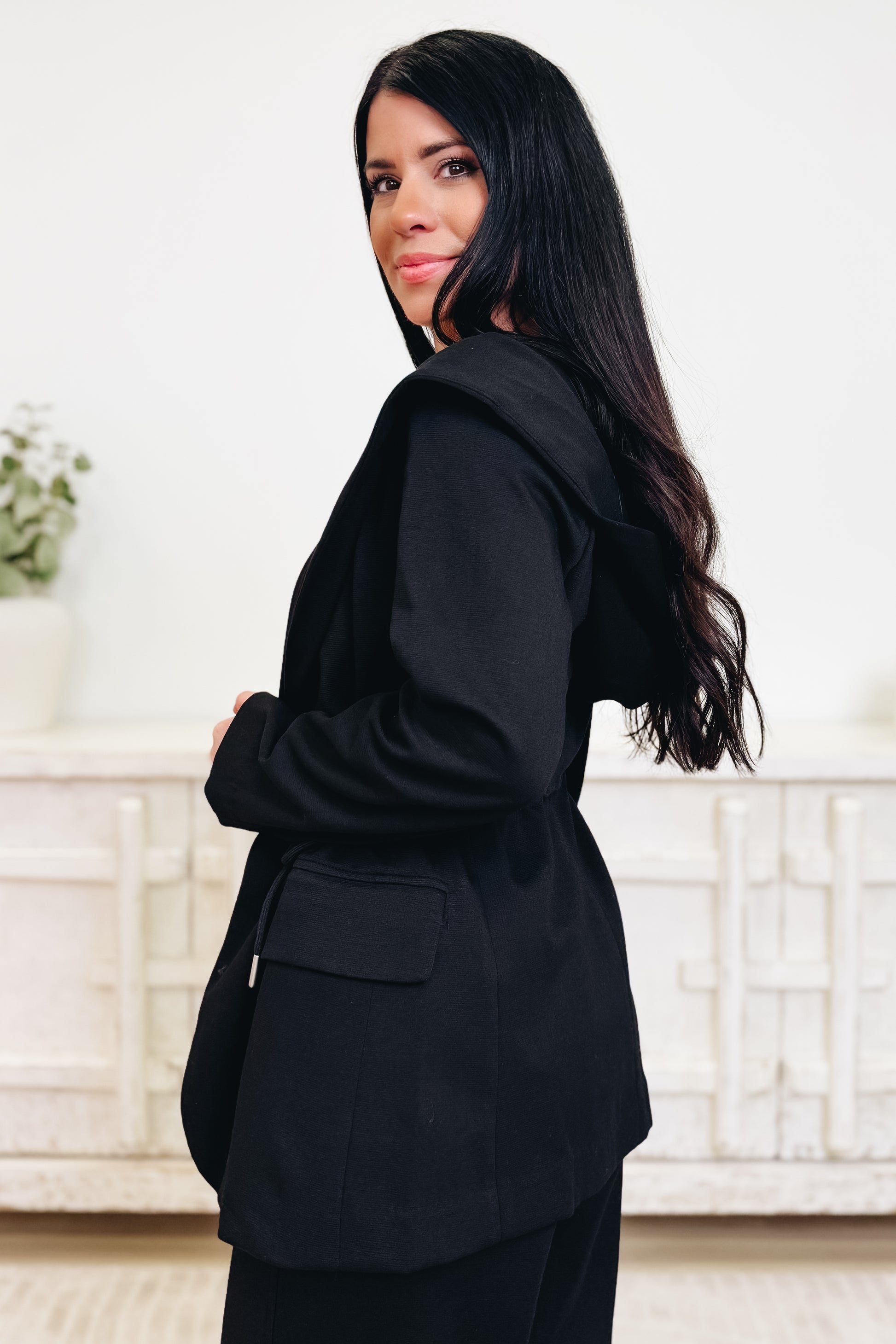 City Chic Hooded Blazer - 3 Colors!