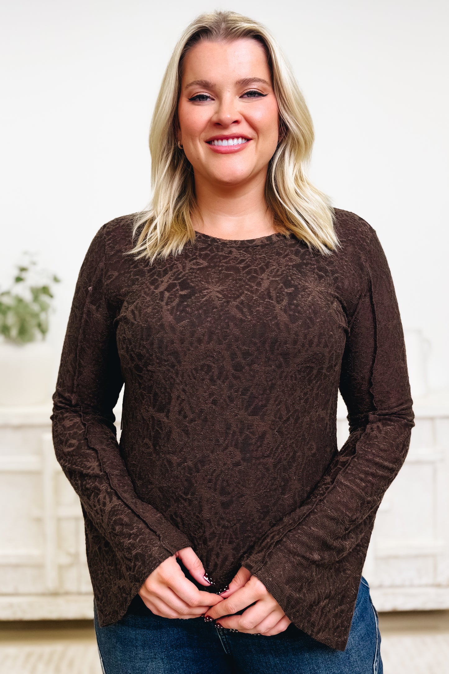 Stability In Growth Floral Top - 2 Colors!