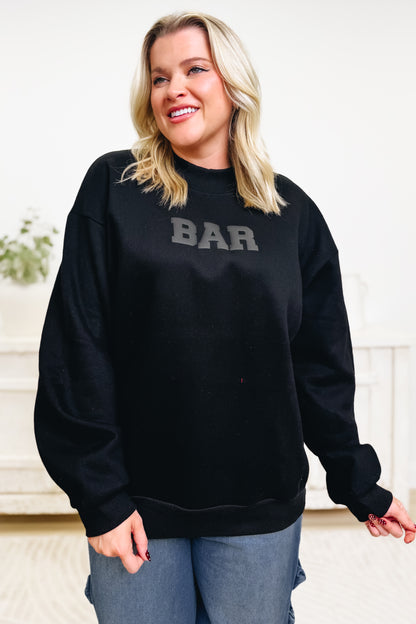The BAR Essential Sweatshirt - Jet Black
