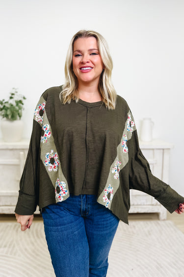 Rays Of Light Floral Top