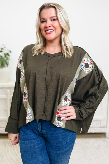 Rays Of Light Floral Top