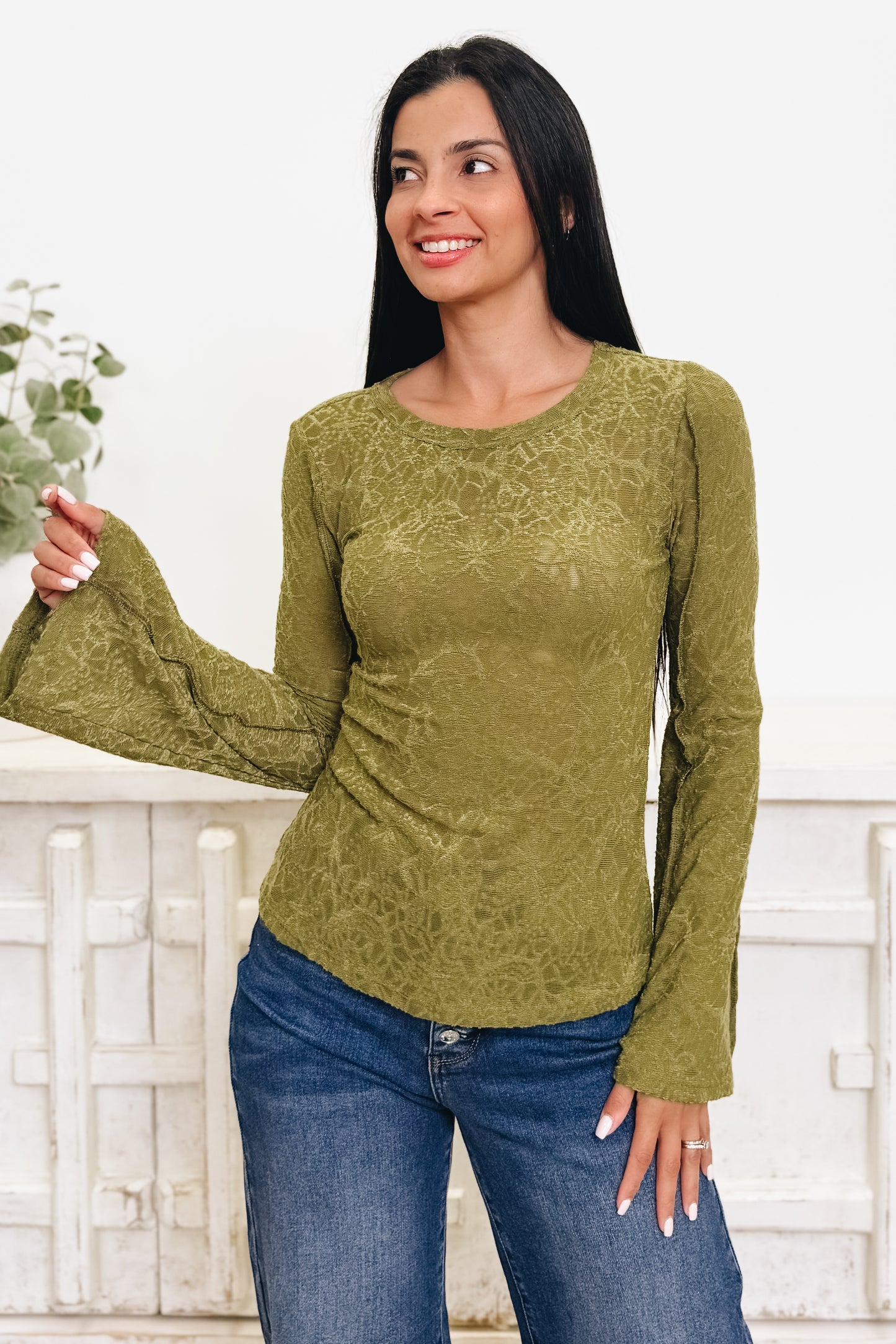Stability In Growth Floral Top - 2 Colors!