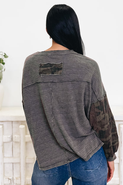 Keep It Discrete Camo Top - 3 Colors!