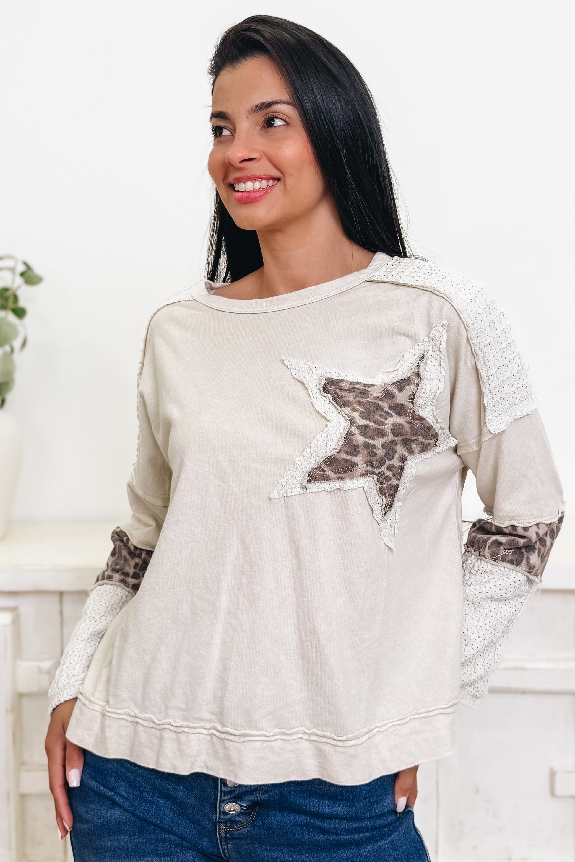 Running Wild Leopard Star Top - 2 Colors!