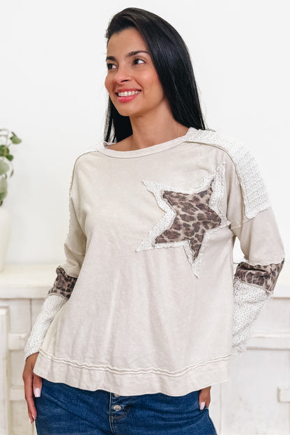 Running Wild Leopard Star Top - 2 Colors!